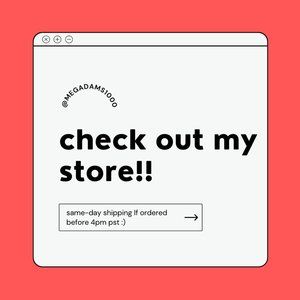 check out my store!